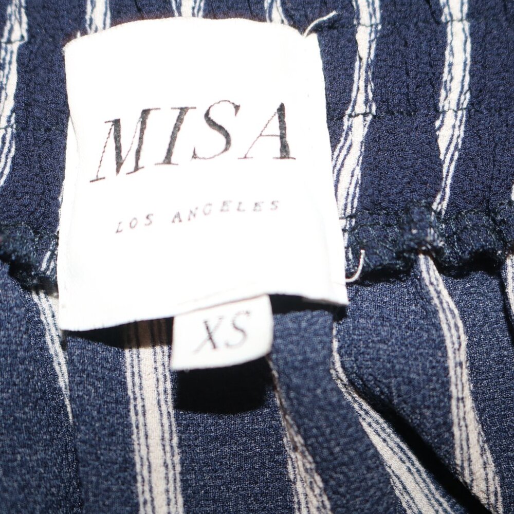 MISA Los Angles minidress XS stripped, smocked and ruffled - Picture 8 of 9